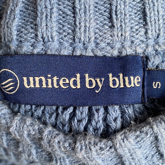 United by Blue Recycled Pique Crew Men's Size S - Picture 3 of 7
